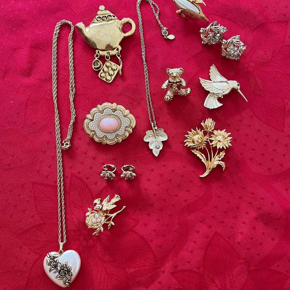 Gold and Silver Jewelry Set